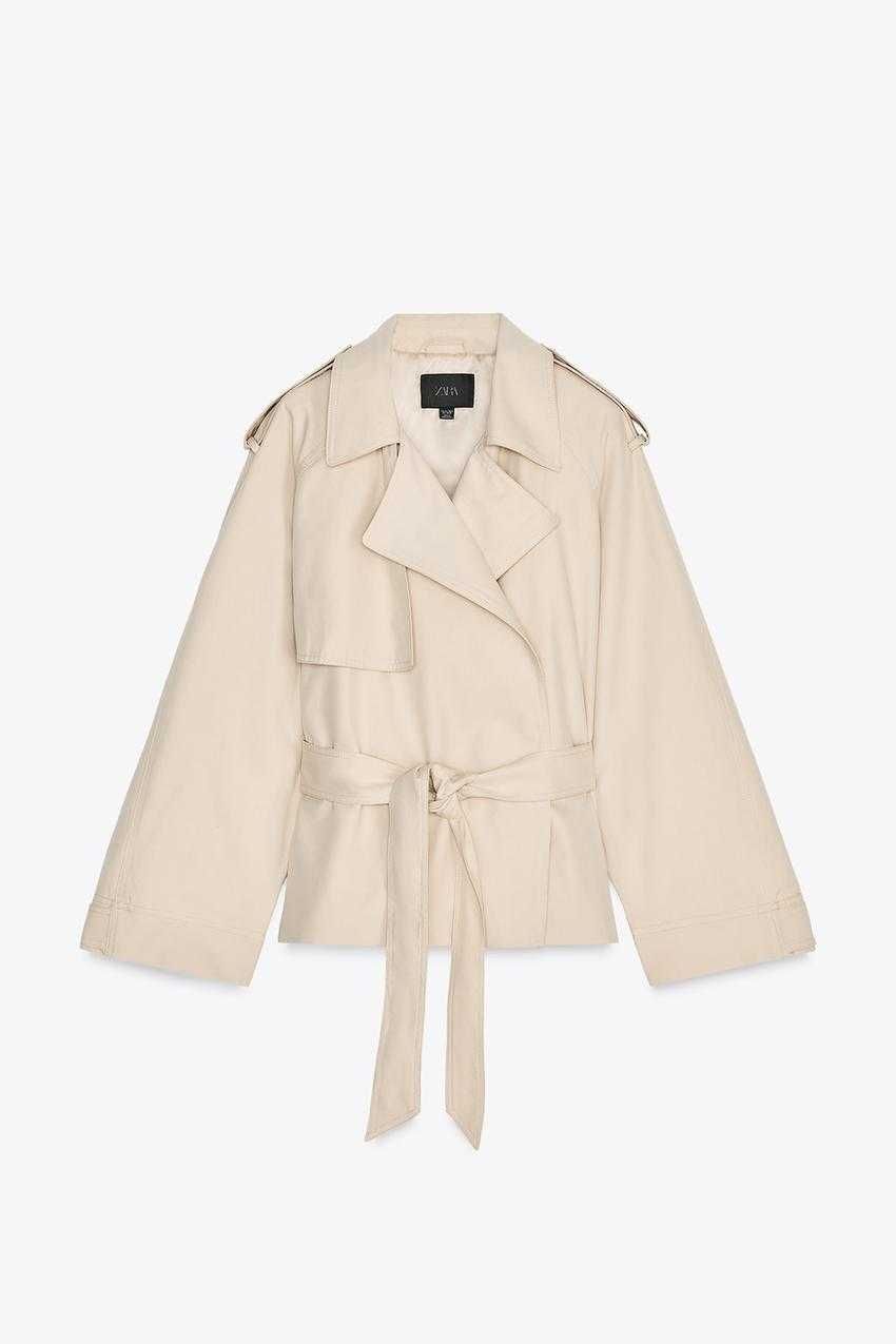 Тренч із паском Zara  бестселер