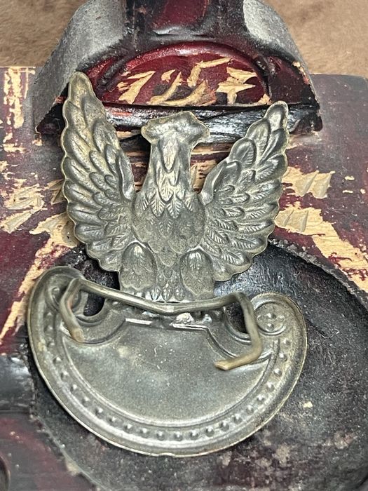 Orzełek Orzeł Szklarska Poręba Stara Drewniana Popielniczka 1957