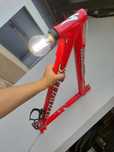 Lampka Specialized Rockhopper czerwona lampa garażowa handmade