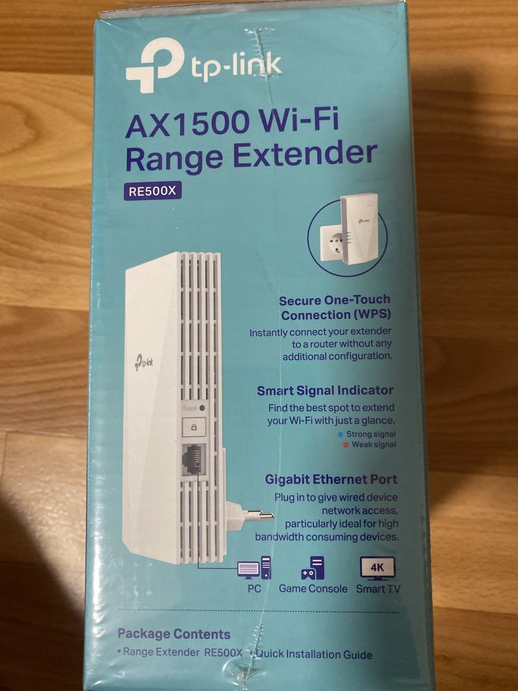 Ретранслятор TP-LINK RE500X WiFi6 / AX1500 / 1Гбит/с