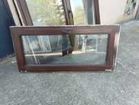 Okno drewniane sosnowe 143 x 68 wysokie
