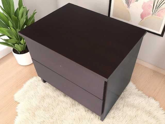 Mesa de Cabeceira Wengué | Nova | Já Montada | Entrega Grátis