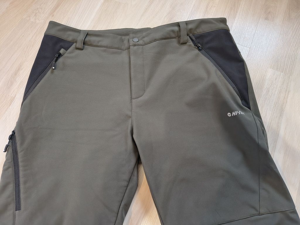 Hi tec spodnie Softshell ocieplane xxl