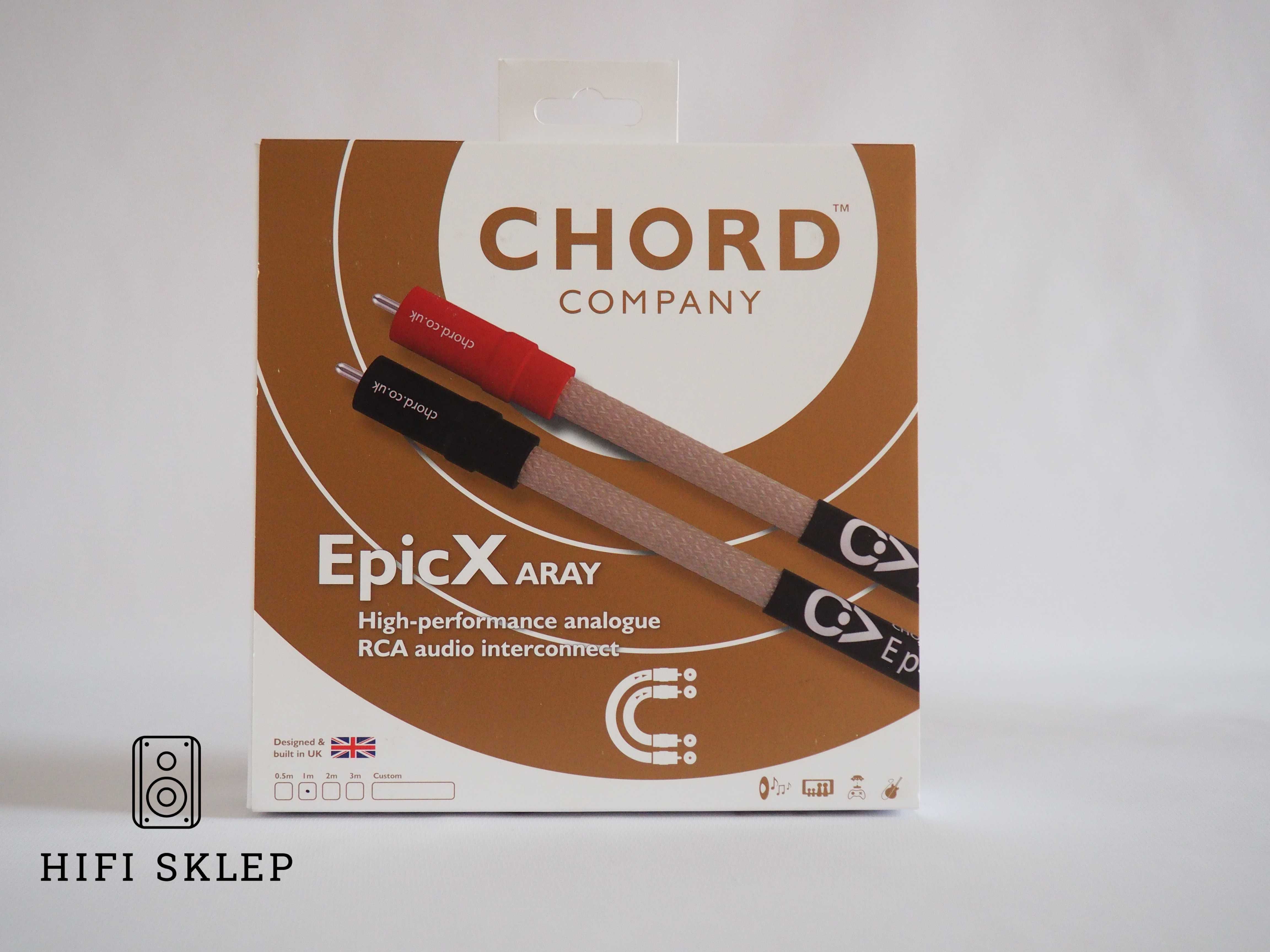 The Chord EPIC X - Interkonekt stereo RCA - 1,0M -zaproponuj cenę !