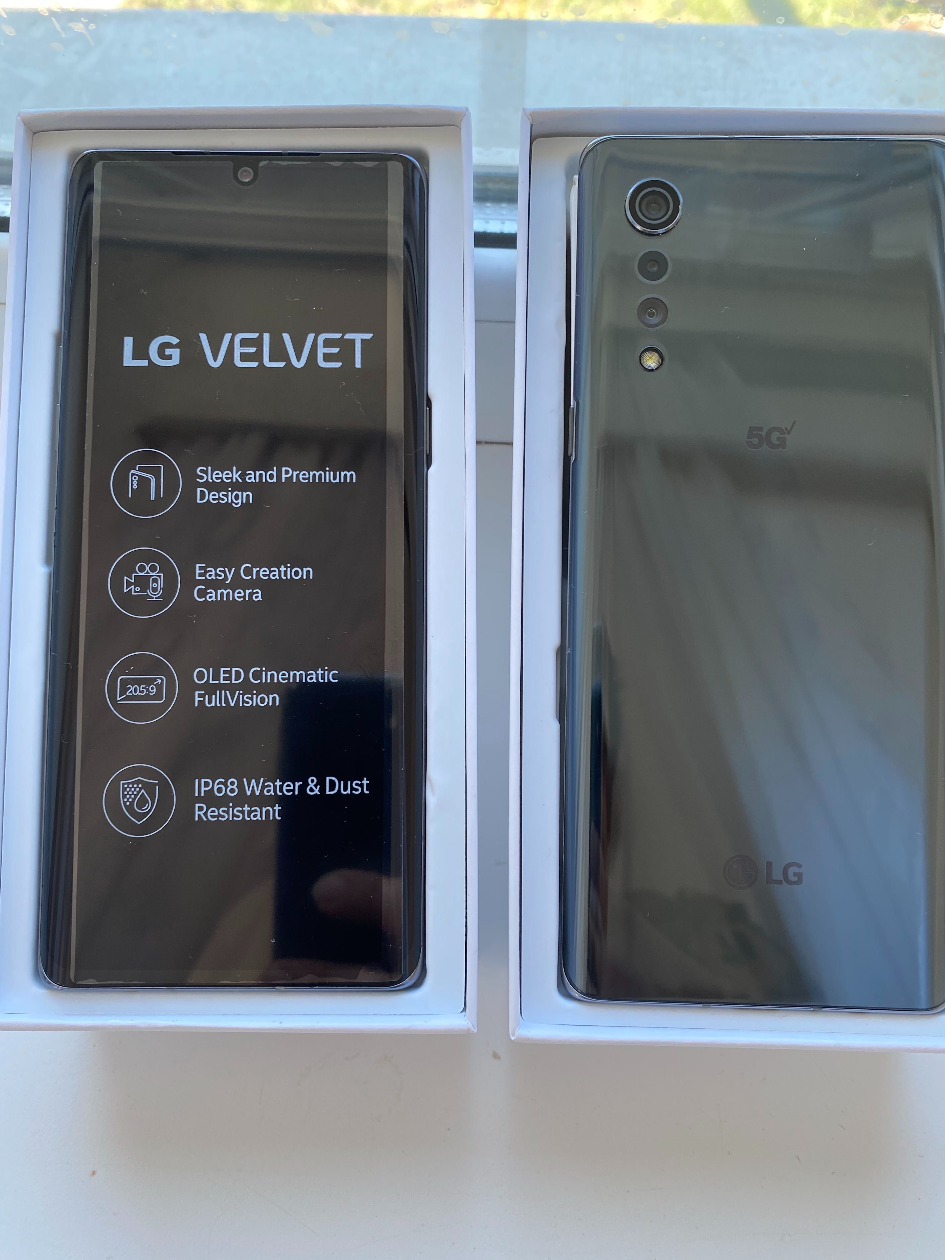 Новий смартфон LG G9 Velvet ThinQ Neverlock, 6/128 GB + подарунок