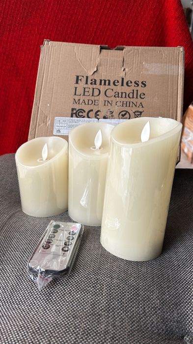 Світлодіодний набір свічок 3 шт