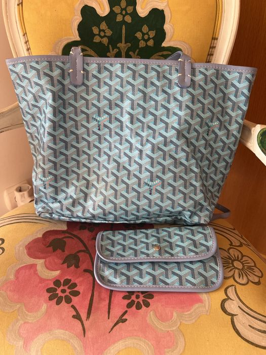 Mala Goyard M azul turquesa