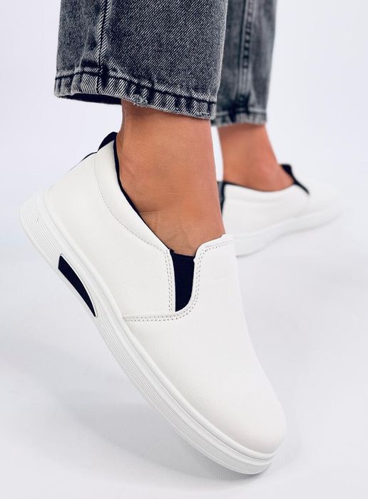 Trampki Slip-On Alliot White