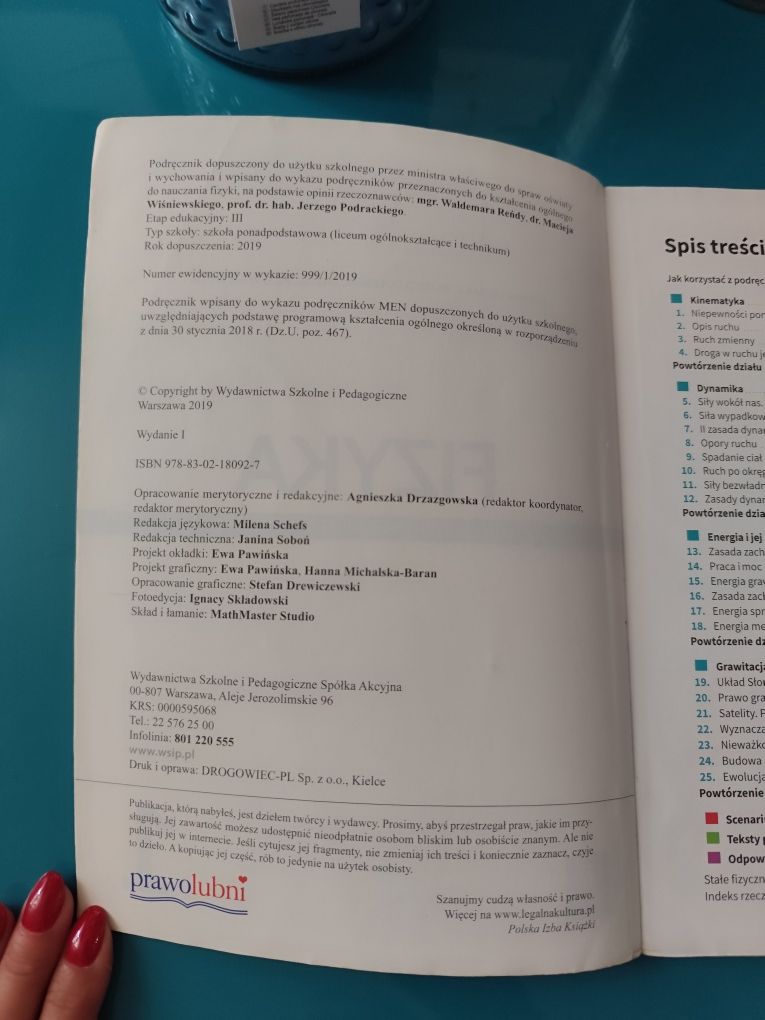 Fizyka 1 WSiP LO Technikum