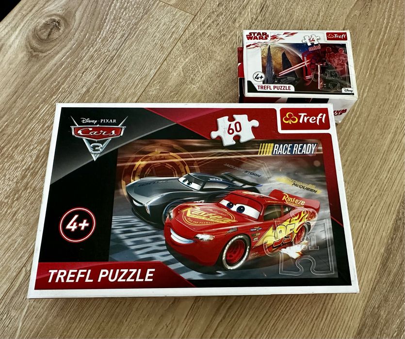 Puzzle Trefl Auta + Star wars