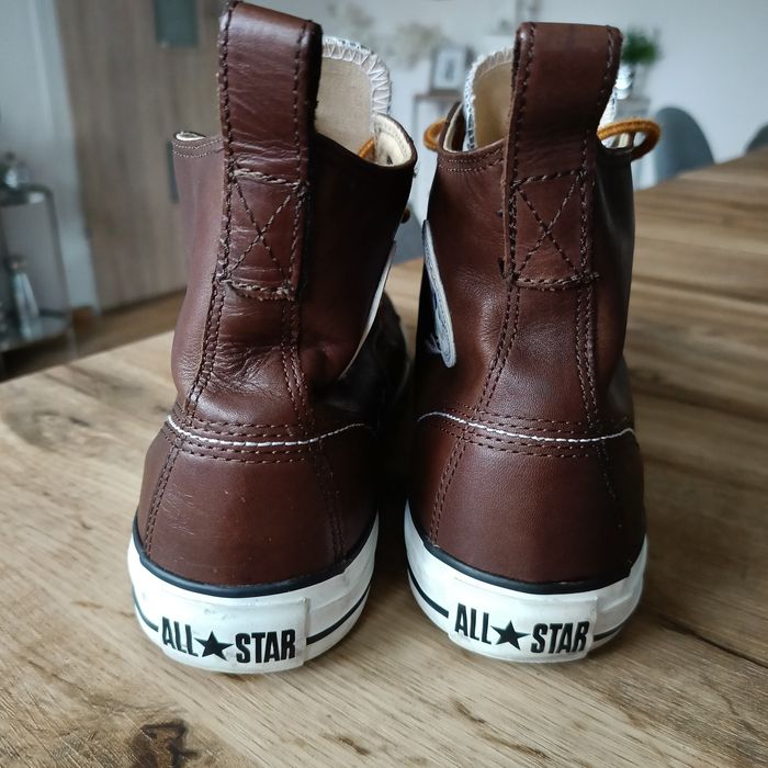 Trampki all Star Converse Chuck Taylor 43 brązowe skórzane