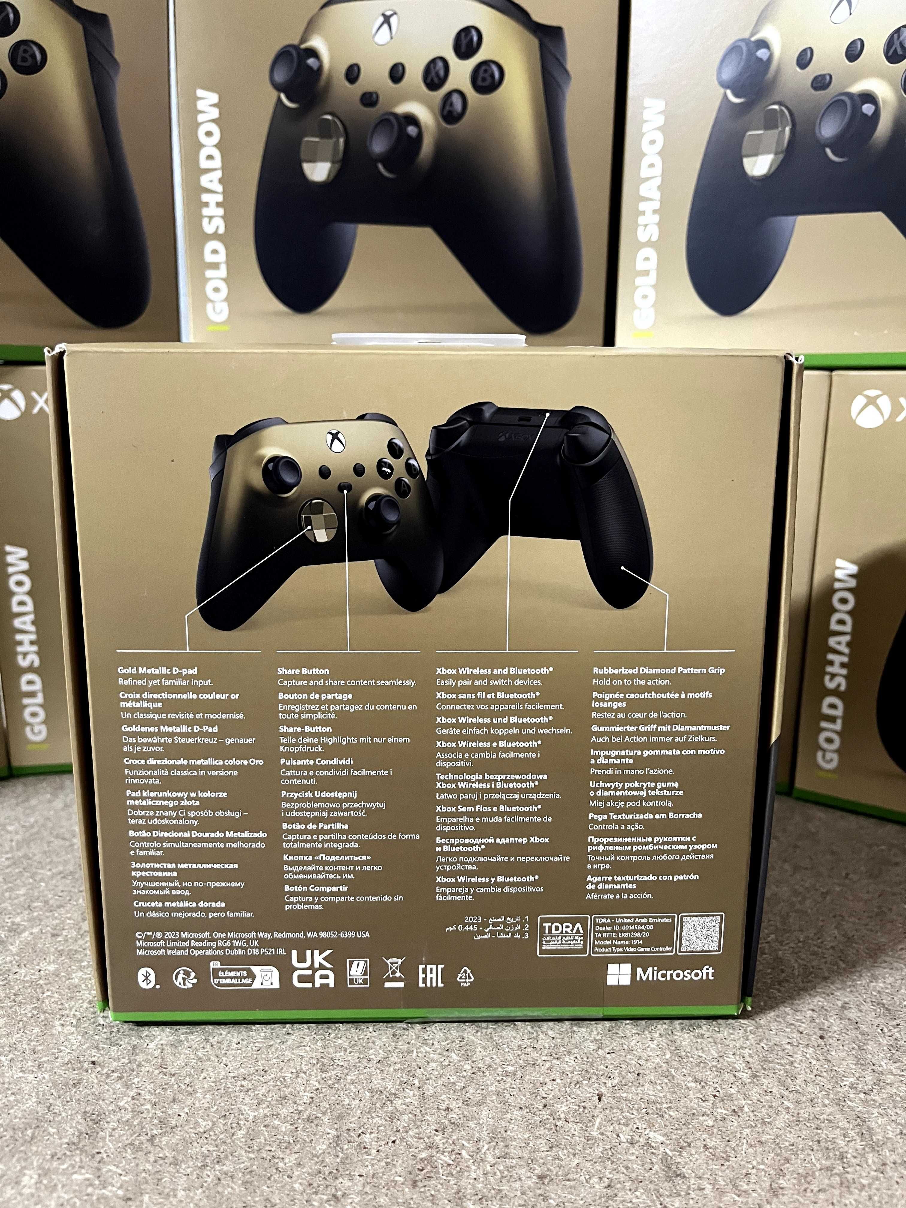 Геймпад Microsoft Xbox Series X/S Wireless Controller Gold Shadow Нові