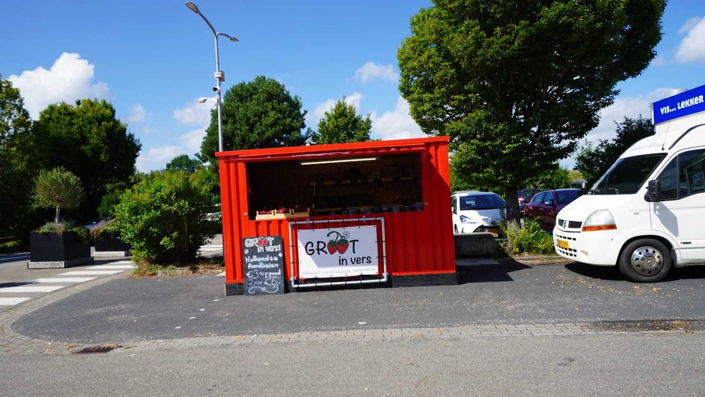 Contentor para Mercado barato e desmontável. Facilmente deslocável!