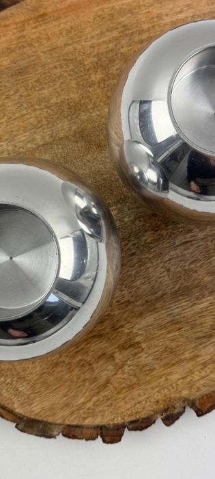 Świeczniki komplet vintage old-school IKEA NASSJO