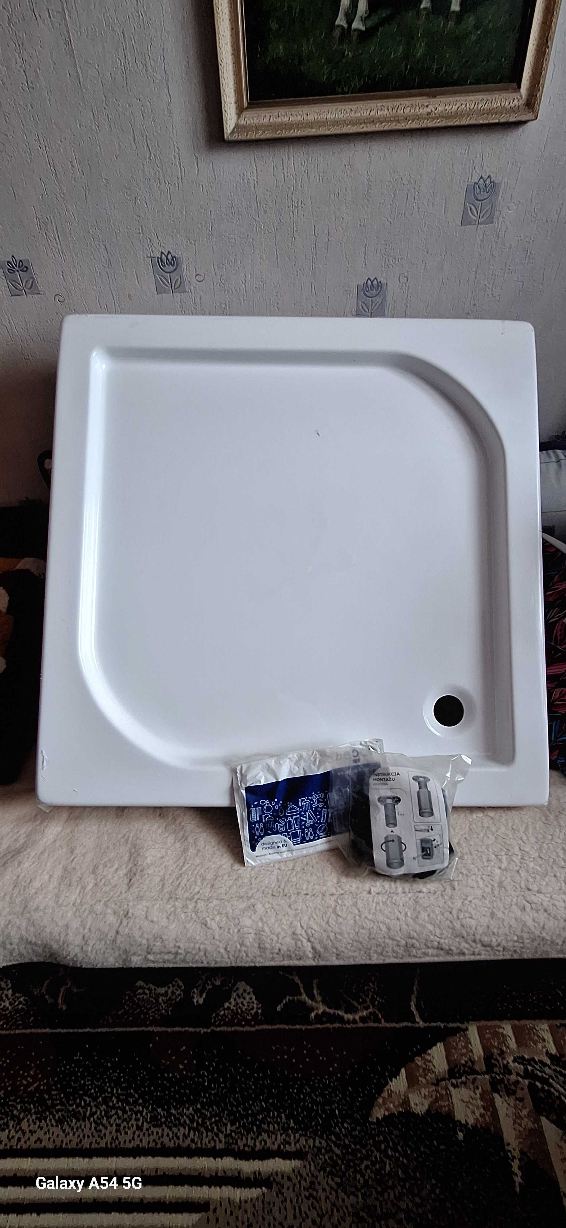 Brodzik NOWY kwadrat 80x80
