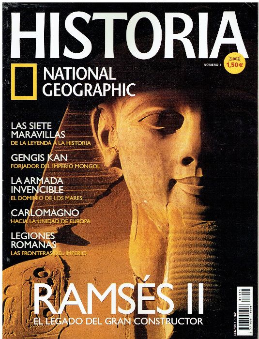 7454 - Historia - Revista Historia da National Geographic 1 ( Várias )