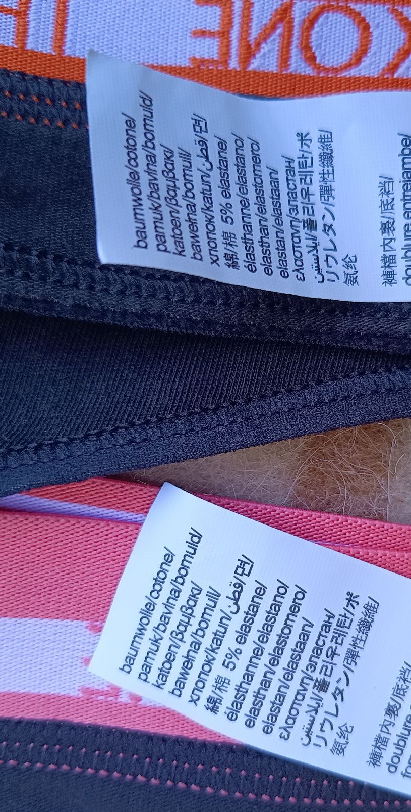 Calvin Klein  NOWE  Dwie pary damskich stringów, 95% Bawełna, Roz. S
