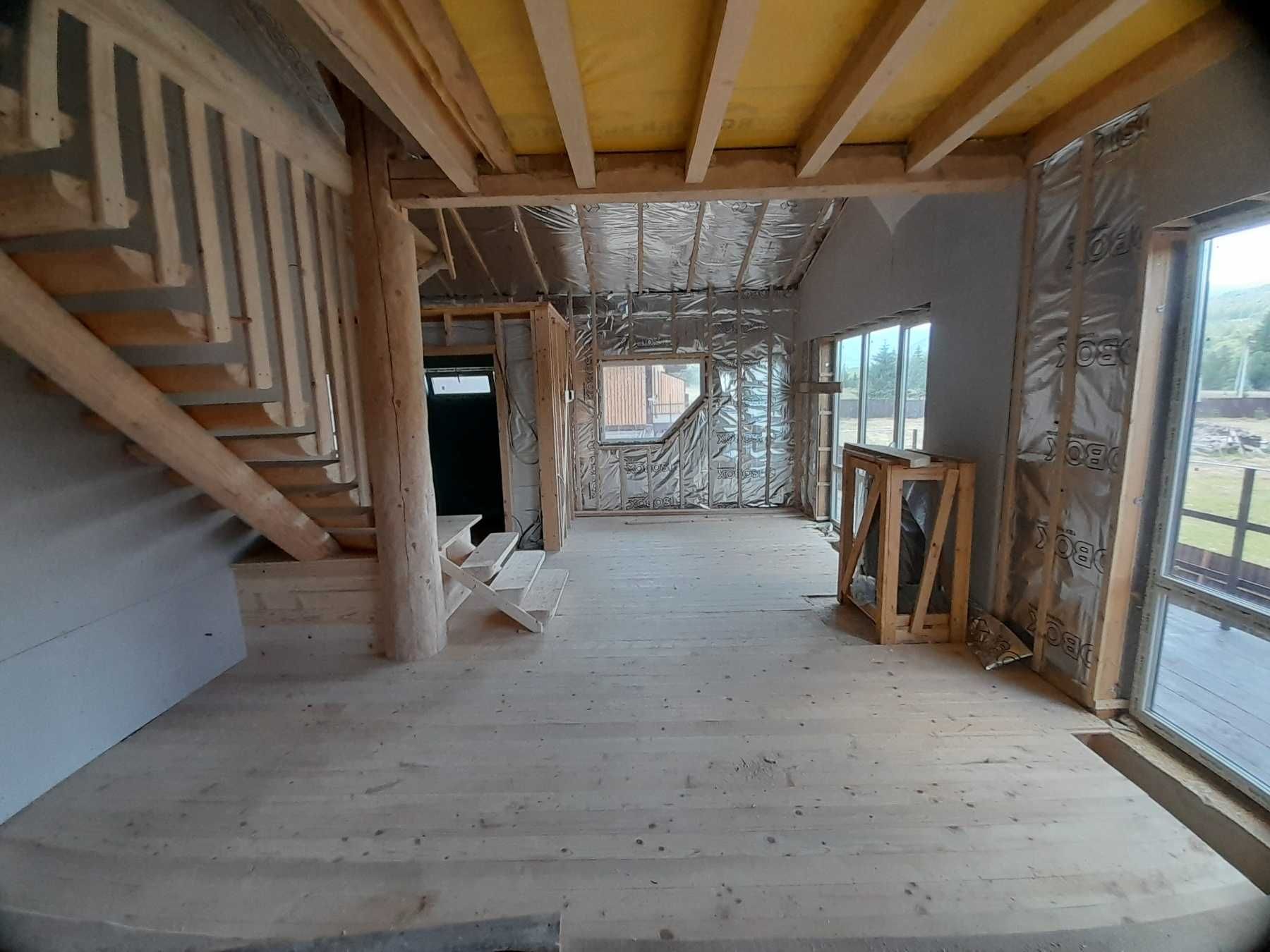 будинок в Карпатах "під ключ" Газ Меблі Камін Чан Мангал. Упр компанія