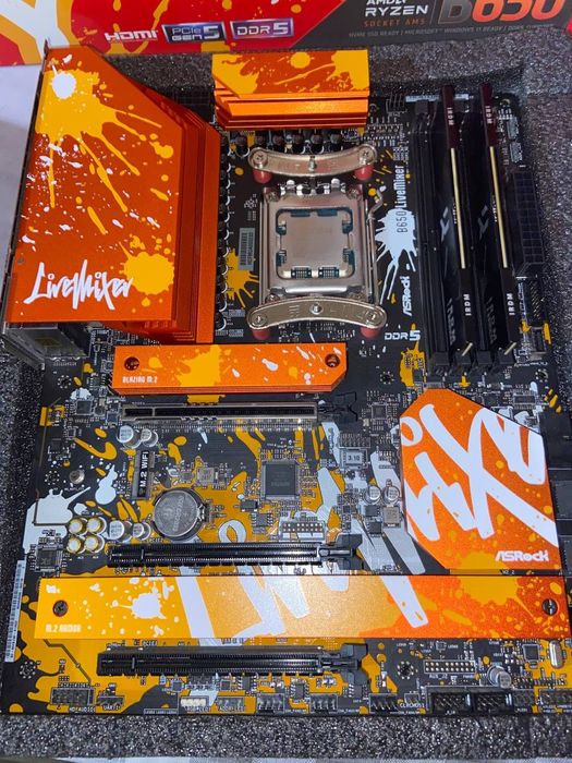 Комплект на сокеті AM5 : LIVEMIXER B650, R7 7700, DDR5 32GB