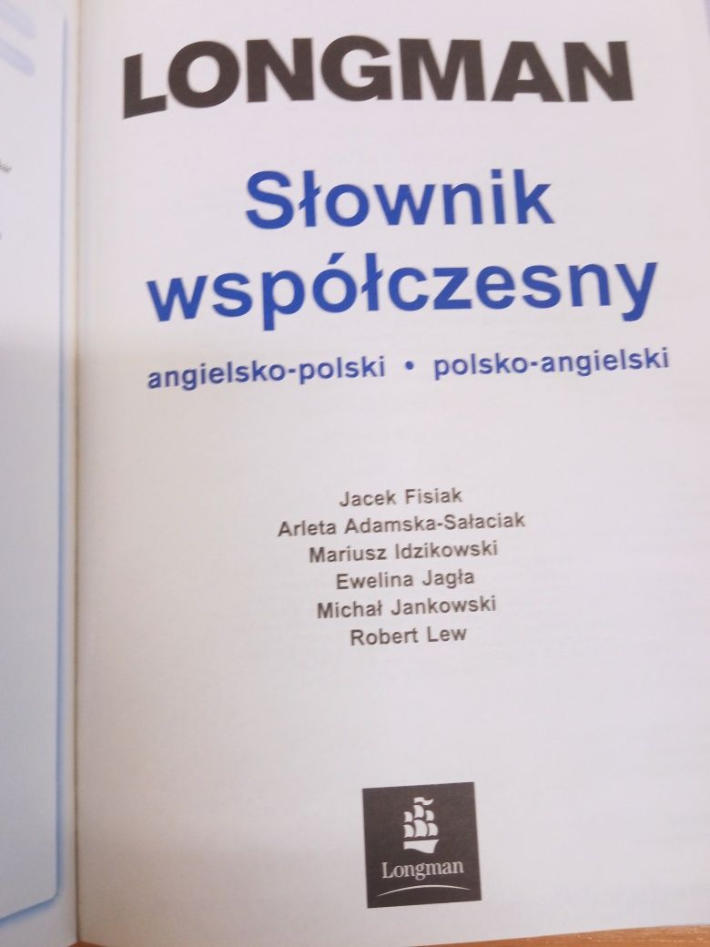 Słownik współczesny angielsko polski polsko angielski
Jacek Fisiak 
Ro