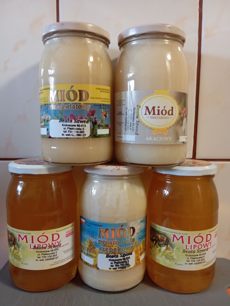 Miód z własnej pasieki