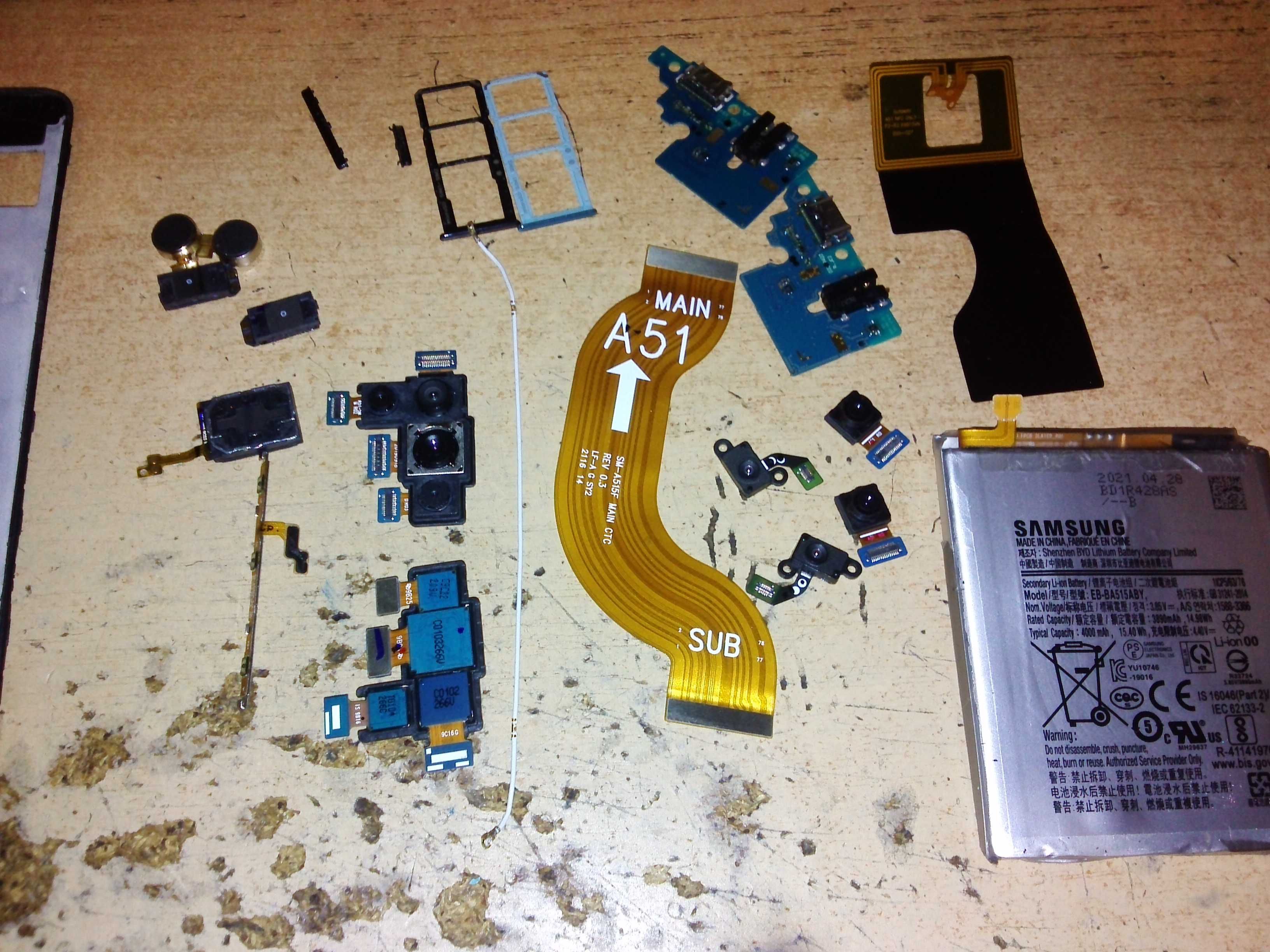 Запчастини Samsung M22 M225 A31 A315 A51 A30s A21s A032 A022 S8 G950