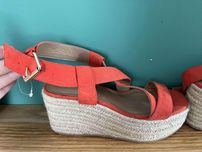 Nowe słomkowe sandałki na koturnie H&M rozmiar 37