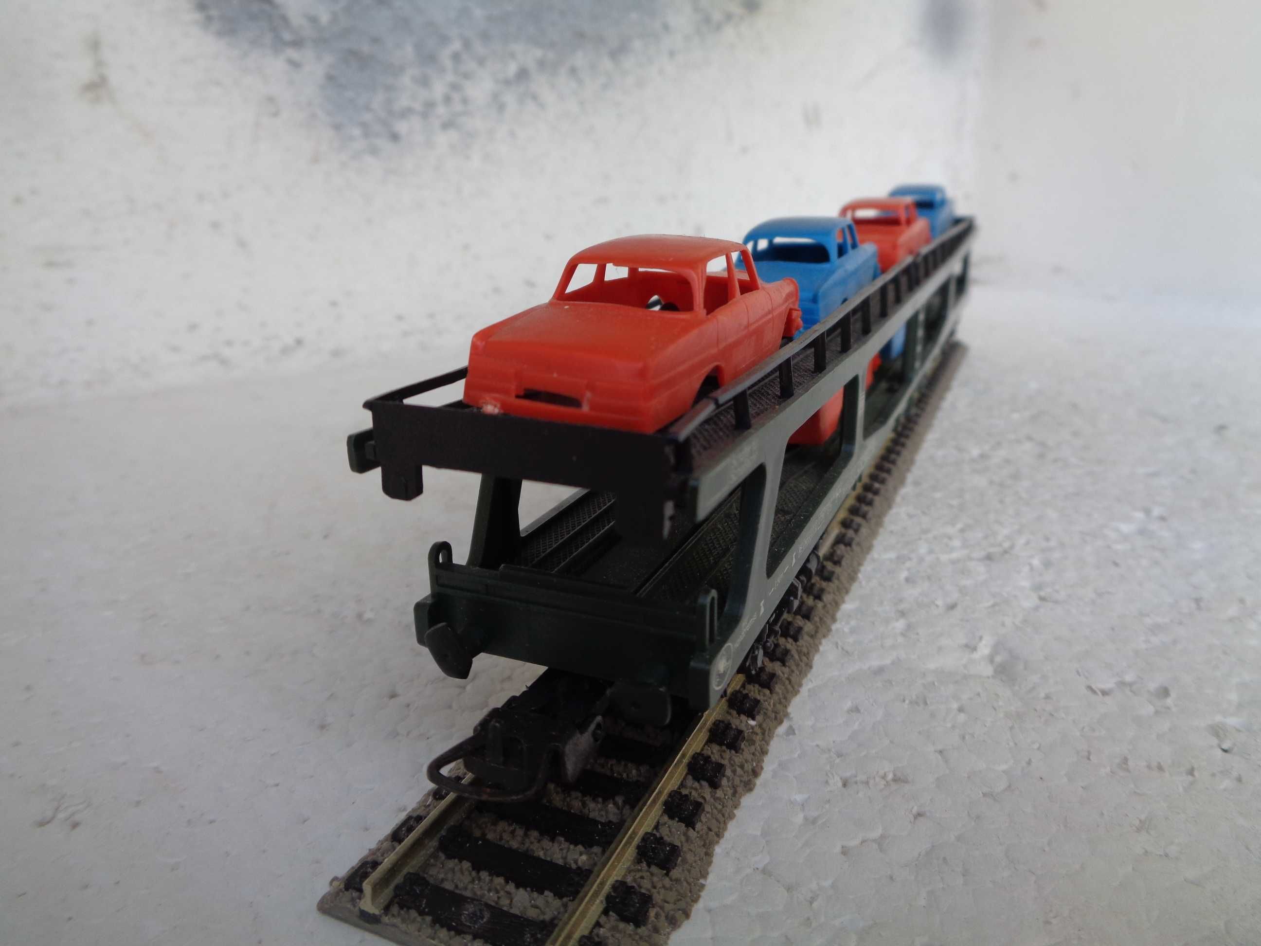 1:87 LIMA Vagão porta automoveis da DB comboio com carros