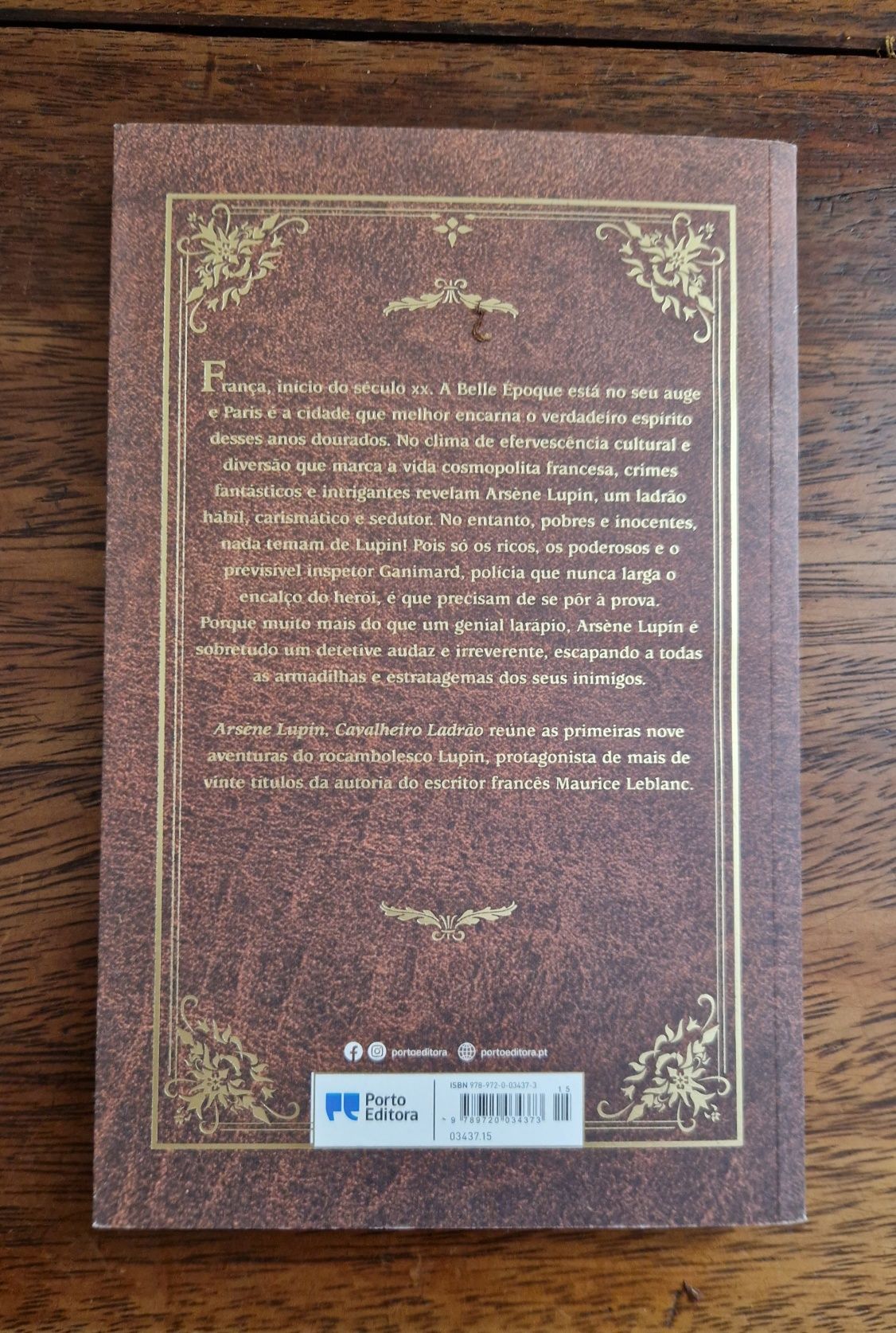 Livro Arsene Lupin