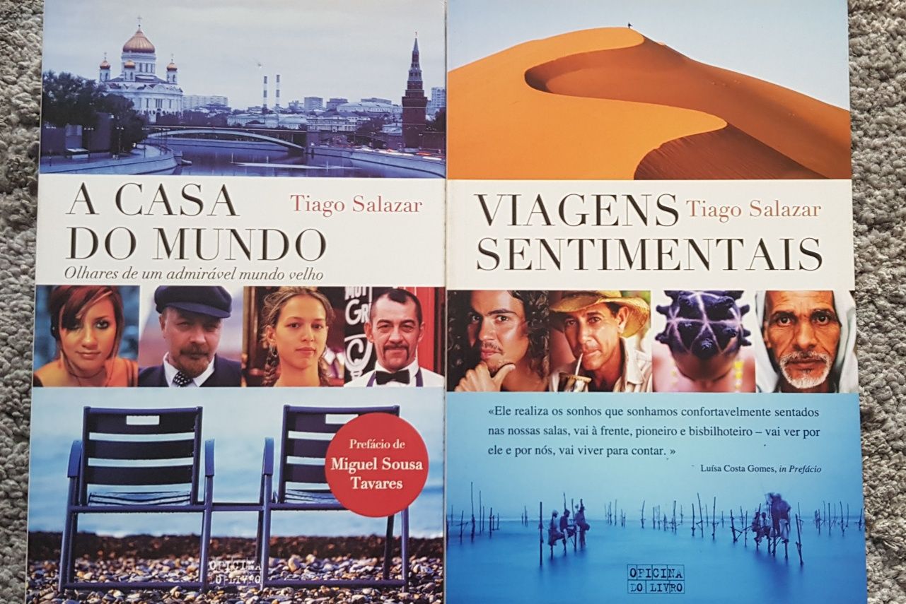 Livros viagens Tiago Salazar portes incluídos