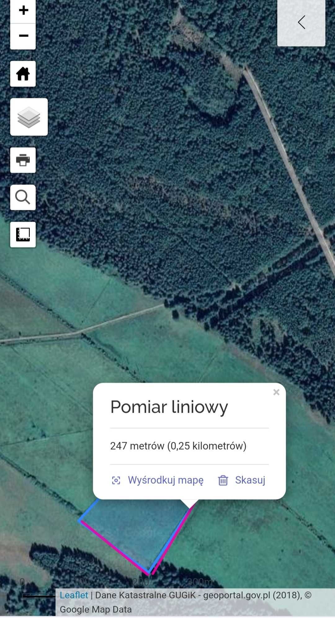 Łąka torfowa 3,10 ha gm. Narewka