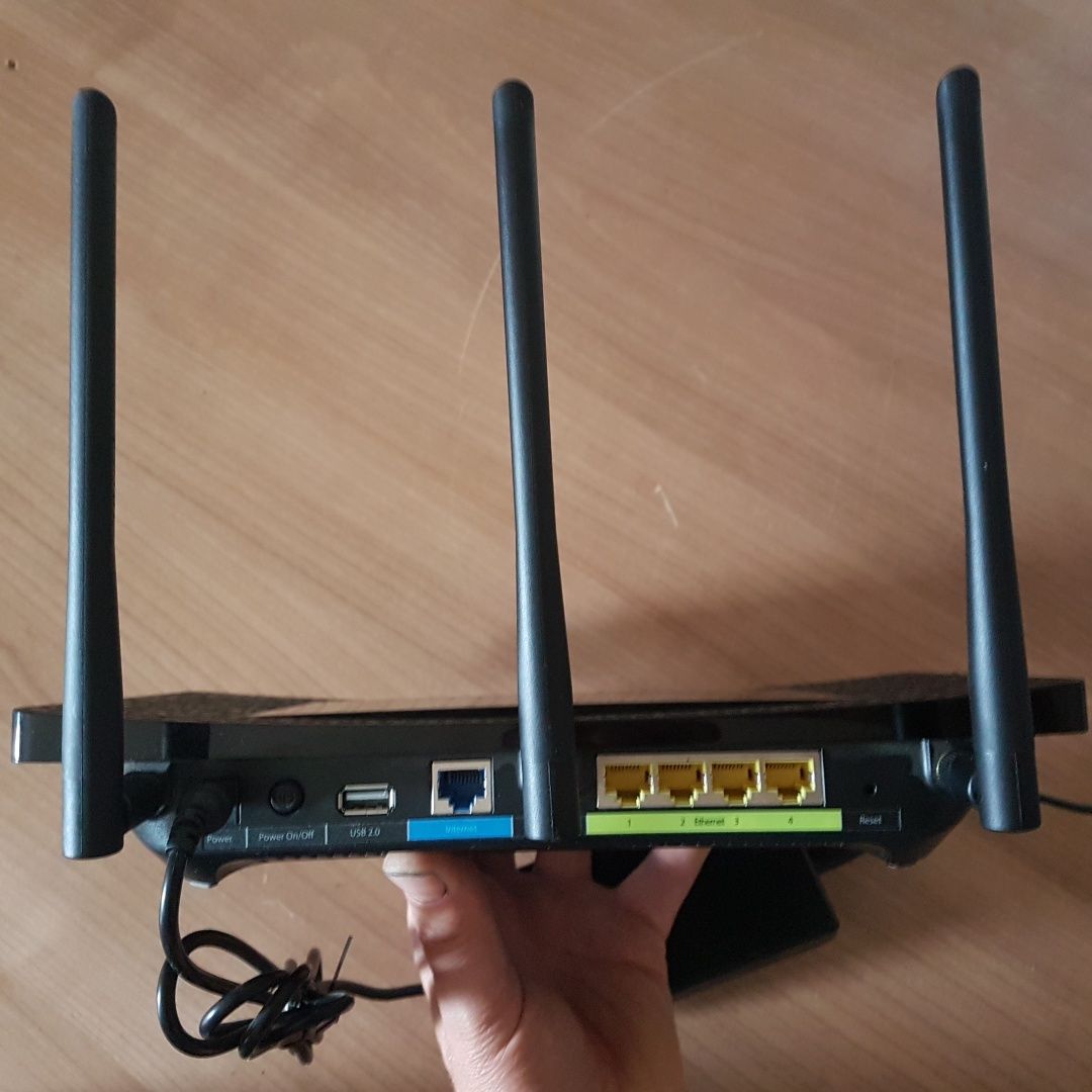 Gigabitowy 2.4 i 5G router bezprzewodowy z ekranem dotykowym, AC1900