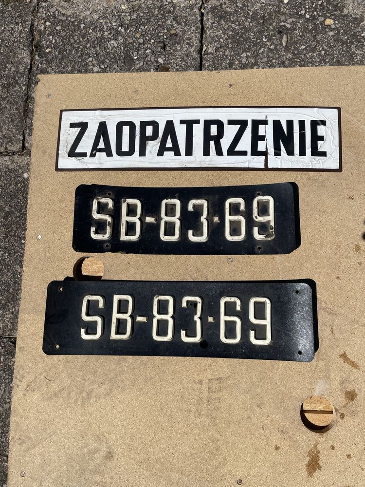 Tablice  z PRL !!