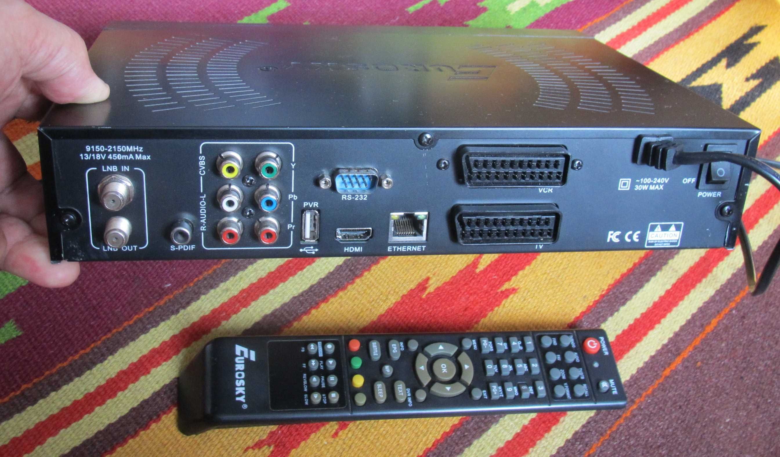 Супутниковий ресивер Eurosky 4500 HD PVR у хорошому робочому стані