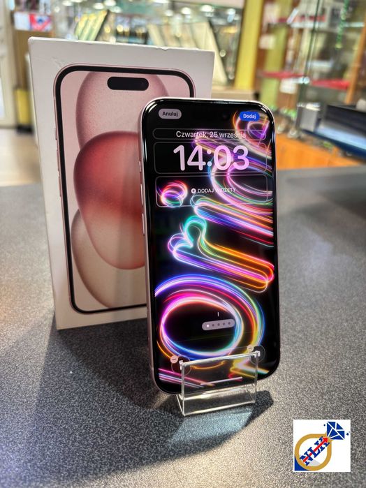 Telefon Apple IPhone 15 128GB kondycja 84% / Możliwa wysyłka /