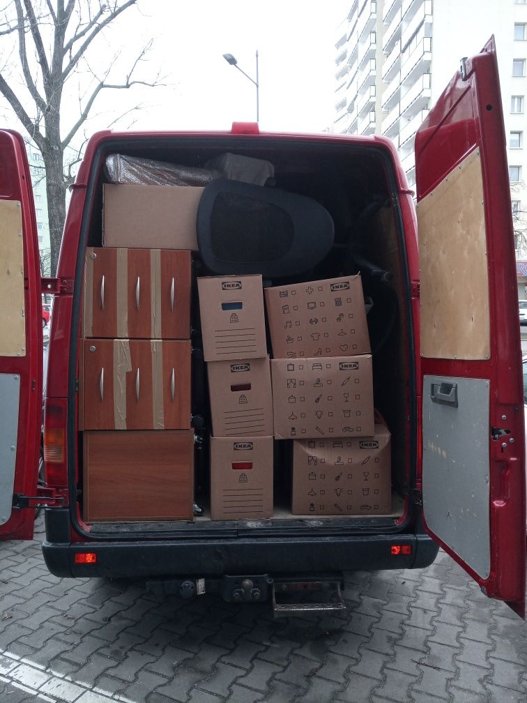 Uczciwie  przeprowadzki transport mebli tr z Ikea też Błonie Zyrardów