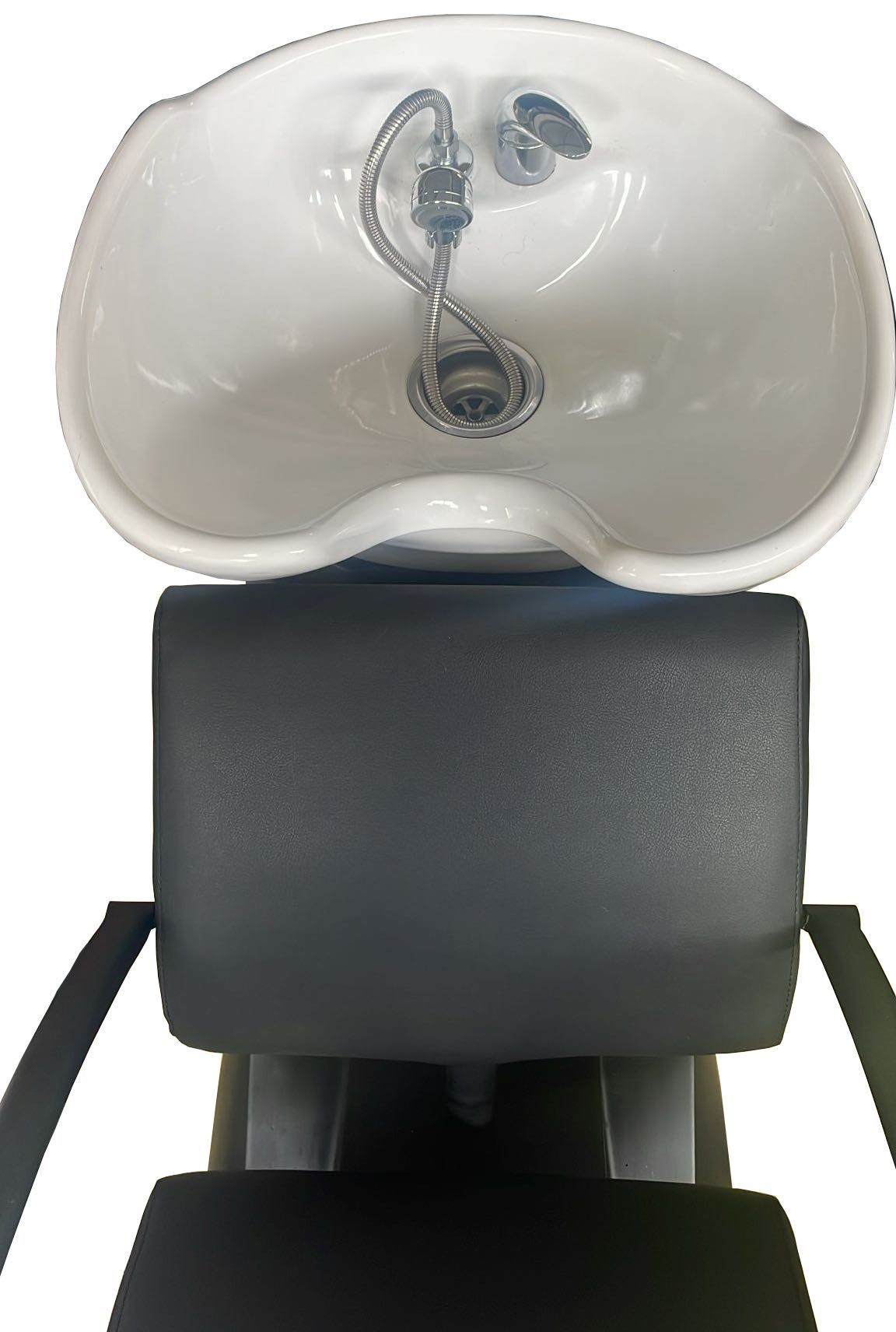Rampa para lavagem de cabelos usada, cabeleireiro/barbearia