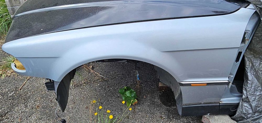 BMW E38 błotnik przed lift lewy przód idealny arktis silber lakier 309