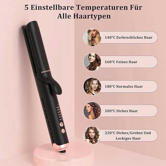 MOCEMTRY Lokówka do włosów 360° Airflow Styler 2 W 1