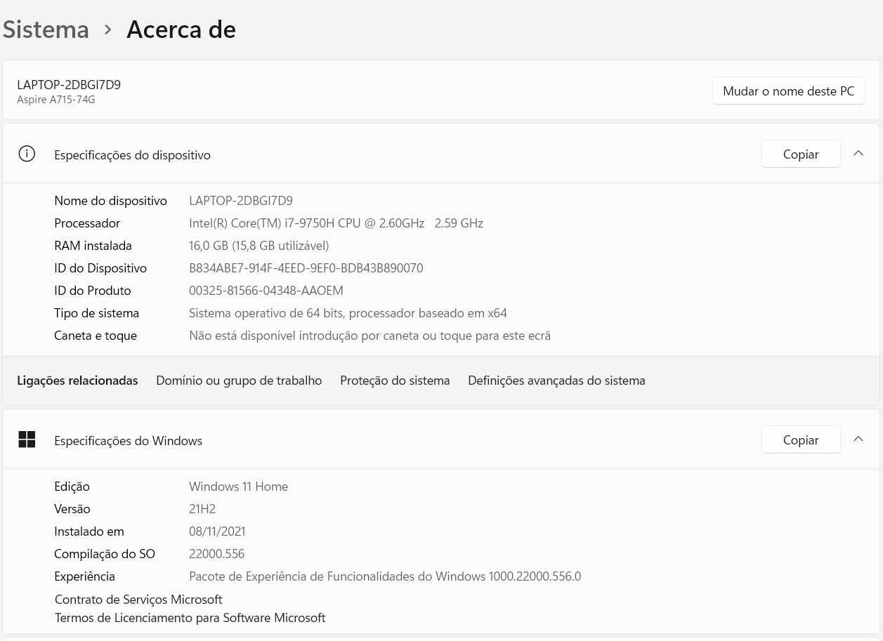Portátil Acer Aspire7 A715-74G