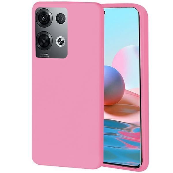 Beline Etui Candy Oppo Reno 8 Pro Jasnoróżowy/Light Pink