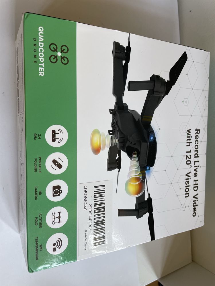 Drone novo na caixa 2 cameras
