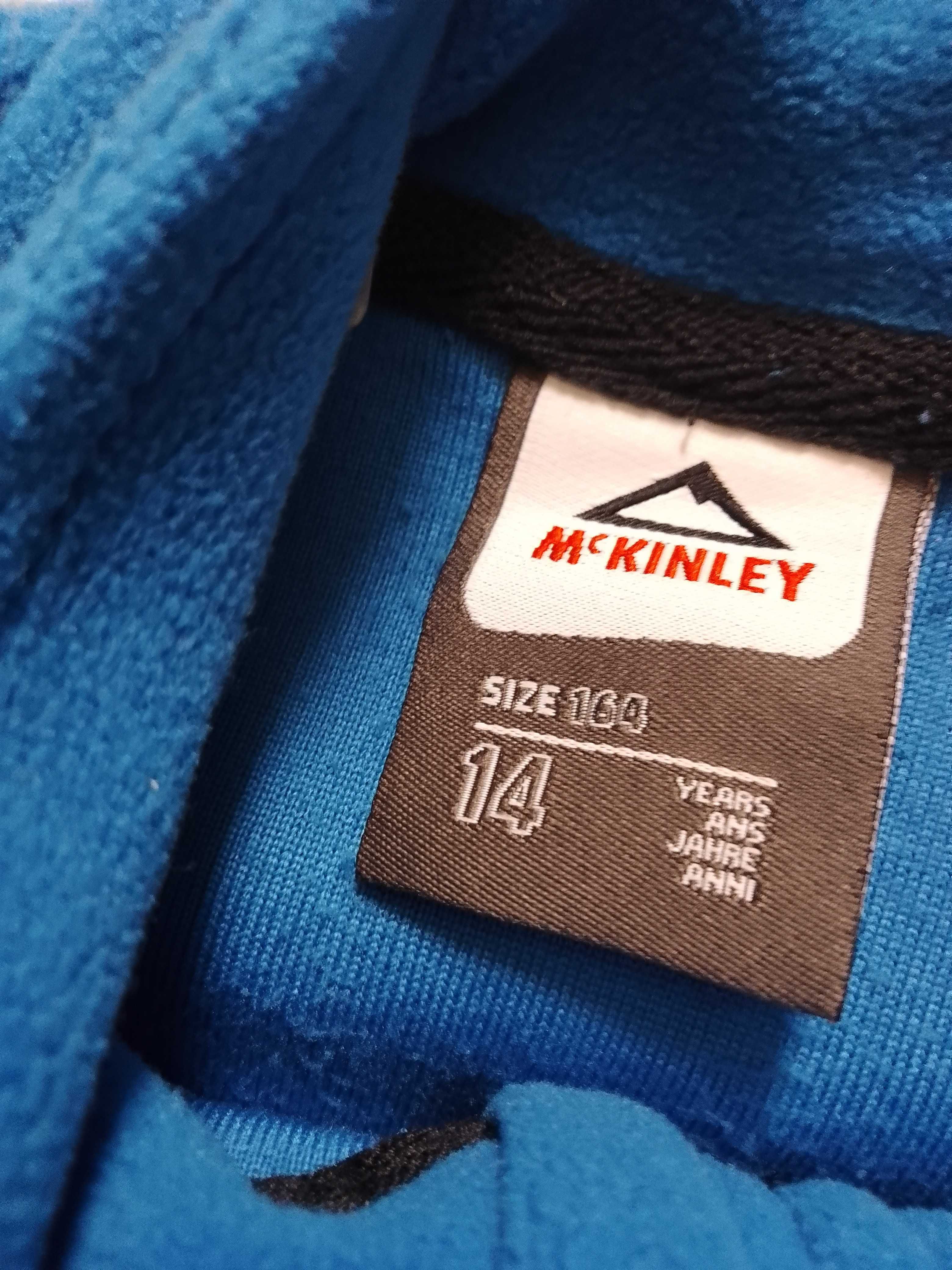 Nowa bluza Mc Kinley polar ciepła niebieski chabrowy z suwakiem