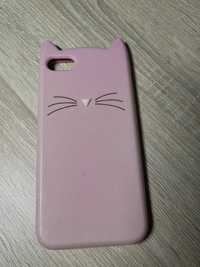 Etui różowe kot IPhone 6 i 6s