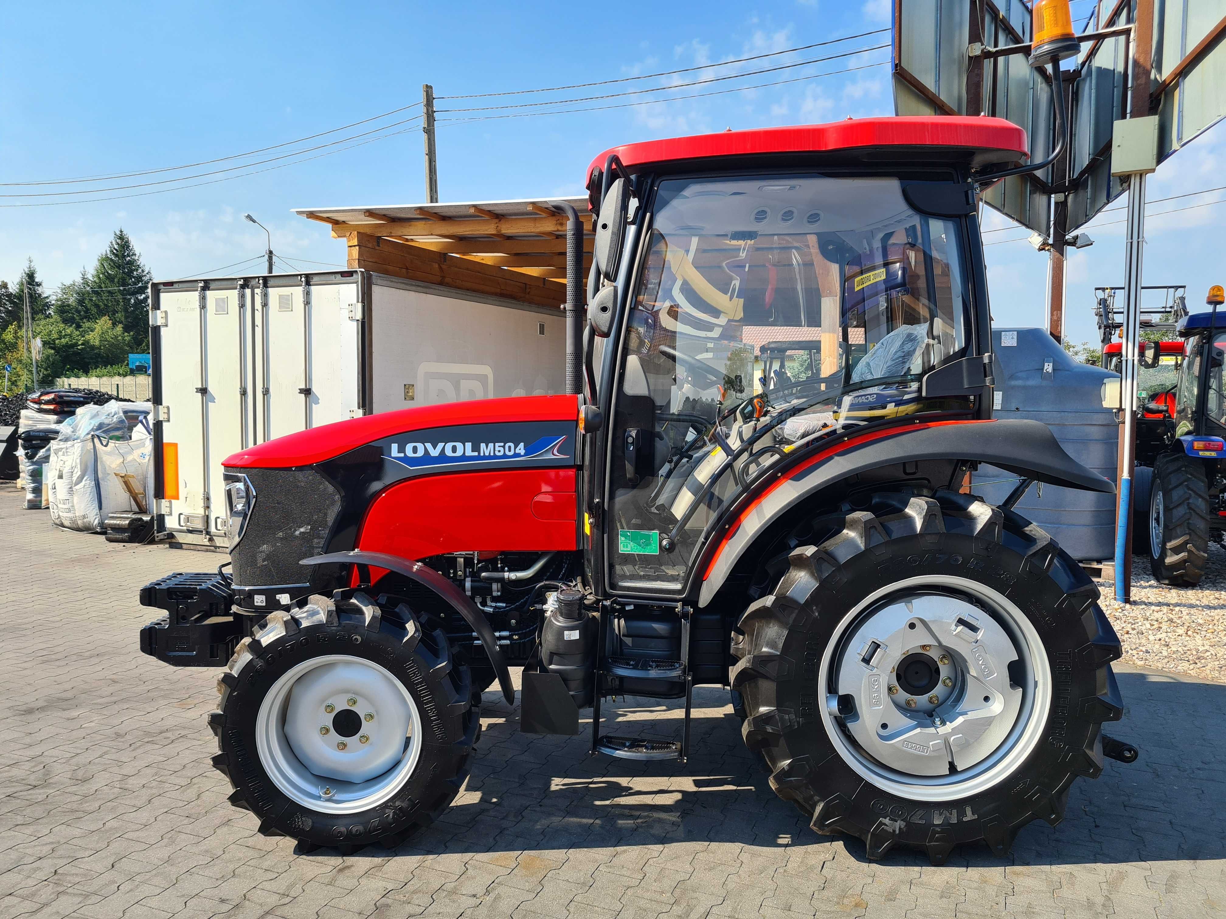 LOVOL M504 moc 50-60KM KREDYT 0% Rewers Klima Radio Pod Program PROW