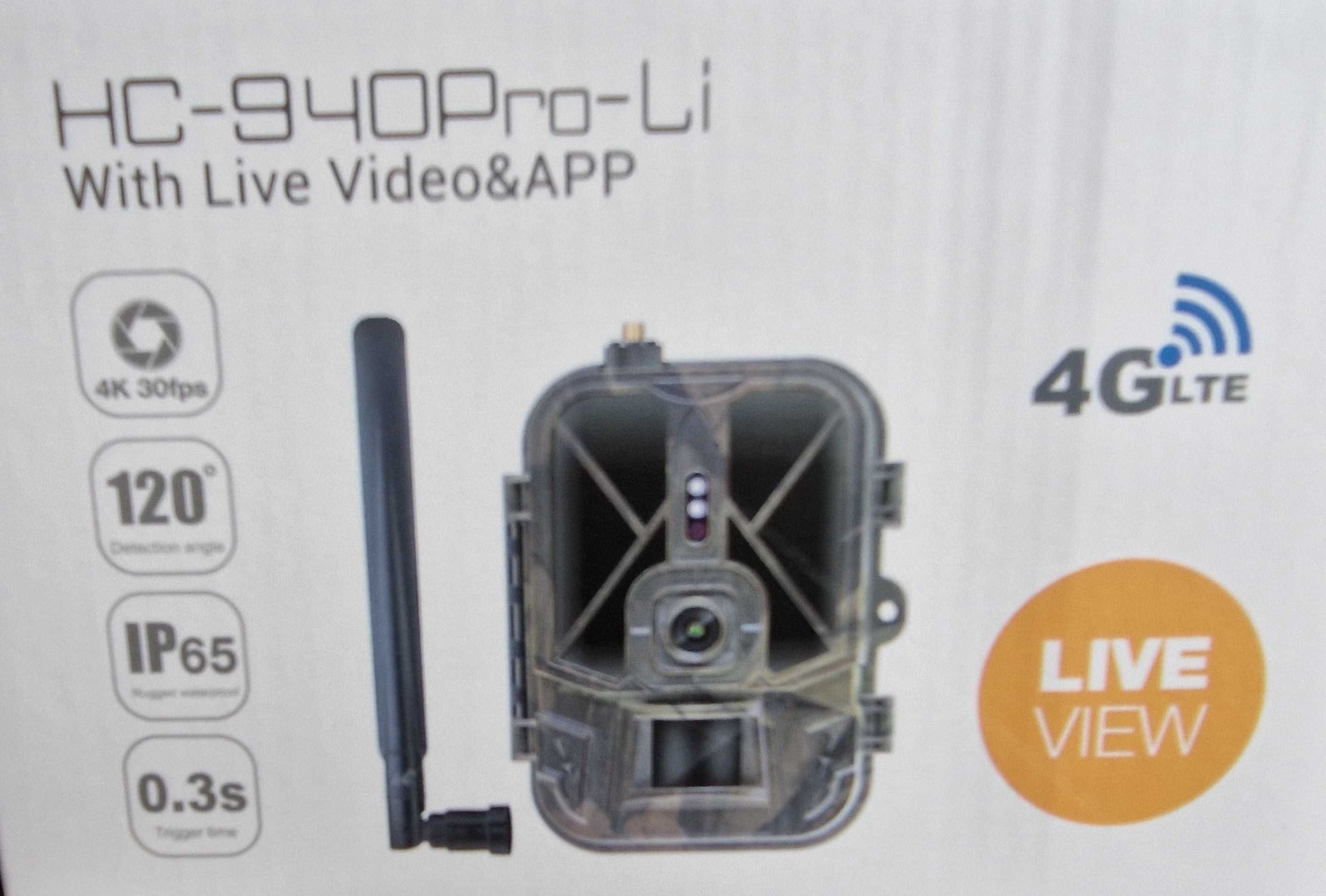 Fotopułapka Suntek HC940 Pro 4K 4G LTE Akumulator, podgląd na żywo 24h