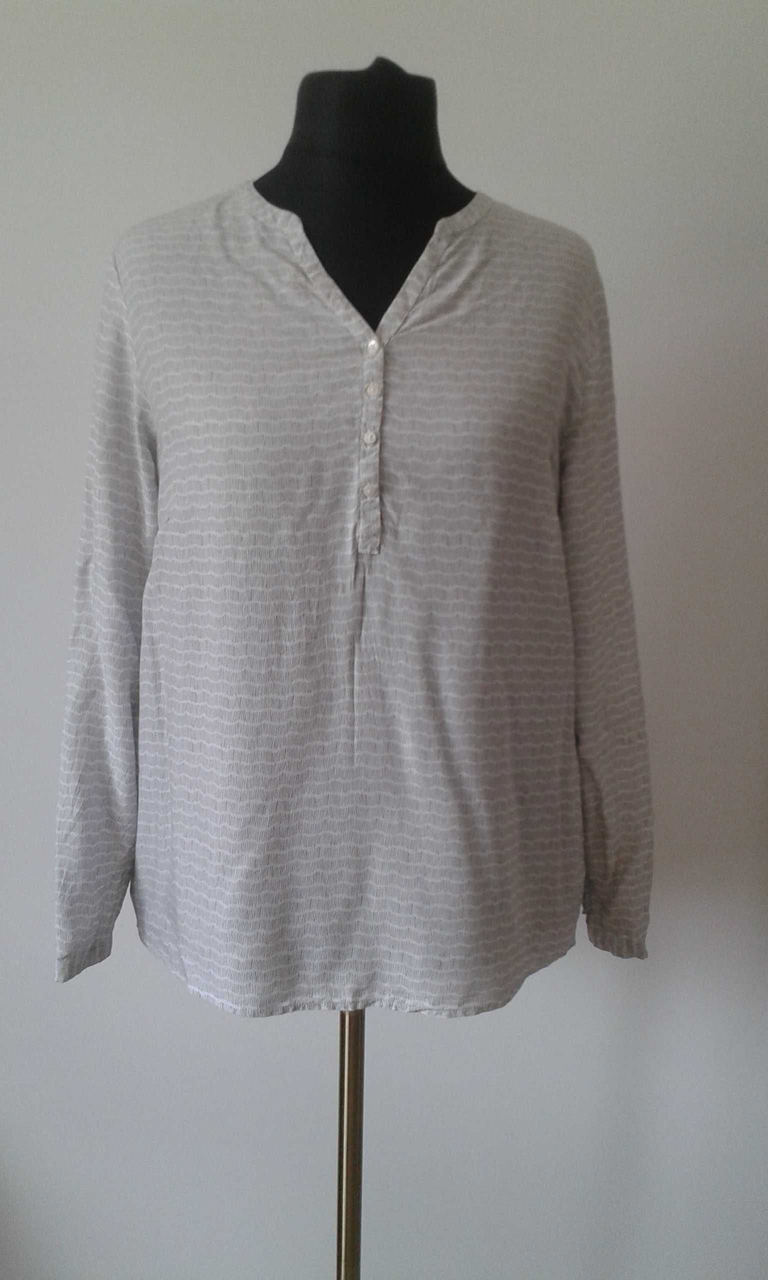 44/46 Koszula szara damska bluzka Plus size