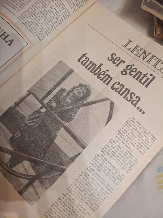Revistas vintage radio televisão lenita gentil