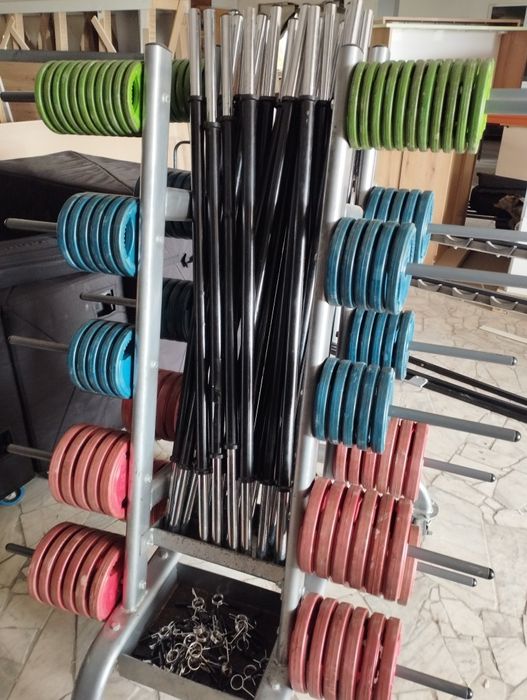 Zestaw do ćwiczeń fitness body pump Lifemaxx 20 zestawów