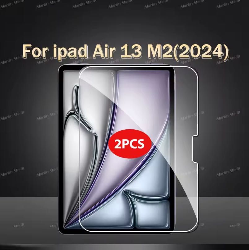 NOWY zestaw do ochrony iPad Air 13 M2 2024 - etui + 2x szkło hartowane